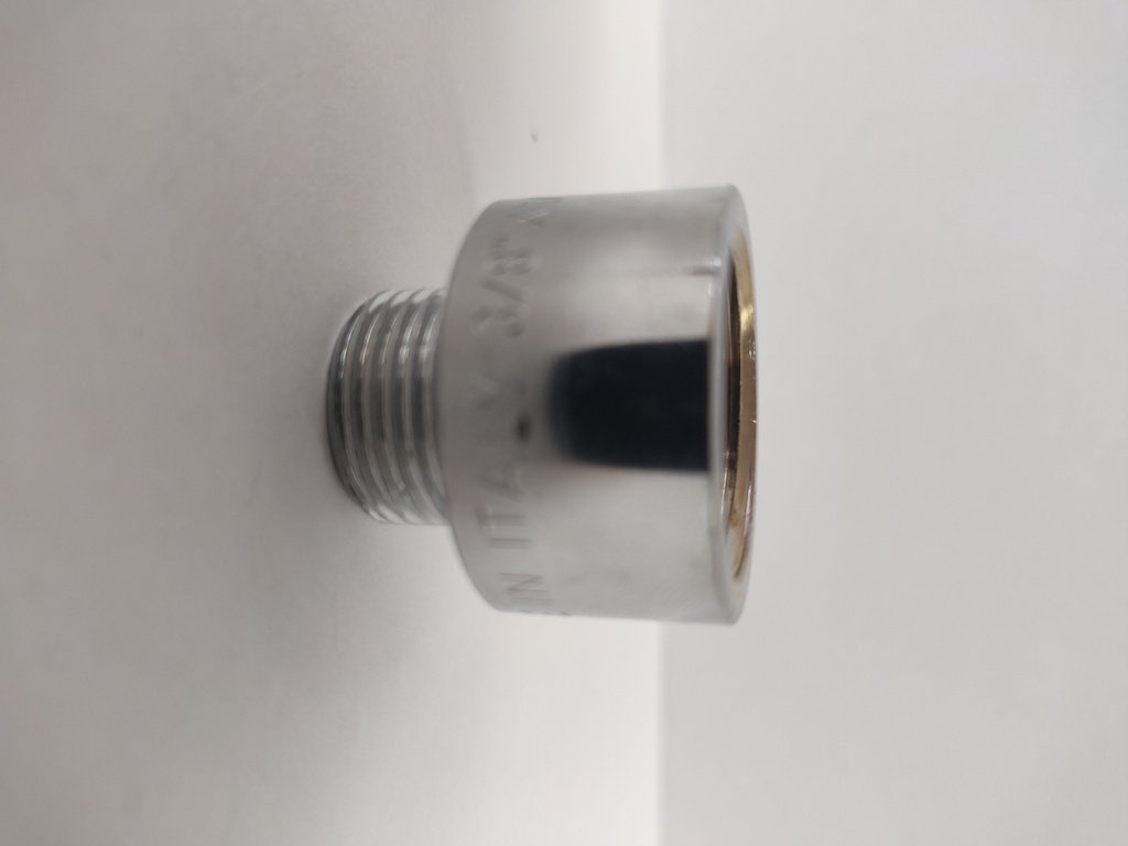 MANICOTTO RIDOTTO 1/2" X 3/8" F.M. OTTONE CROMATO