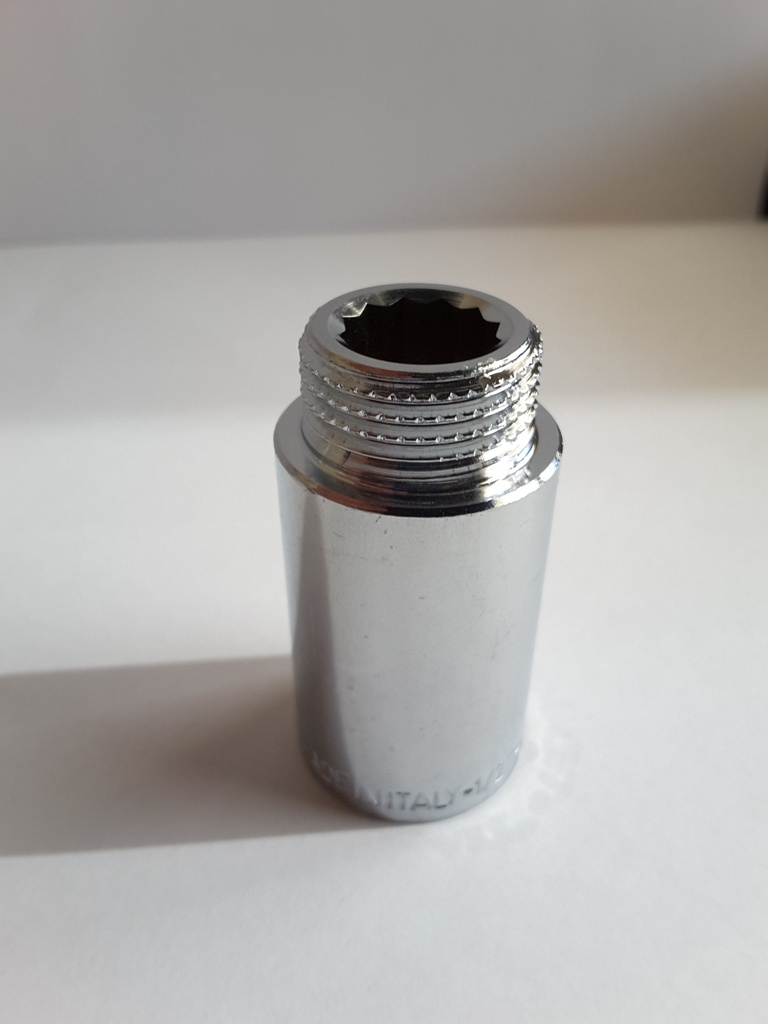 PROLUNGA 1/2"X 40 OTTONE CROMATO