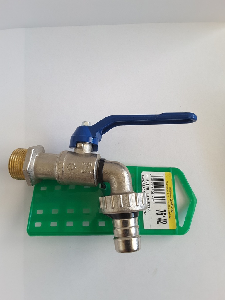 RUBINETTO PORTA GOMMA DA 3/4